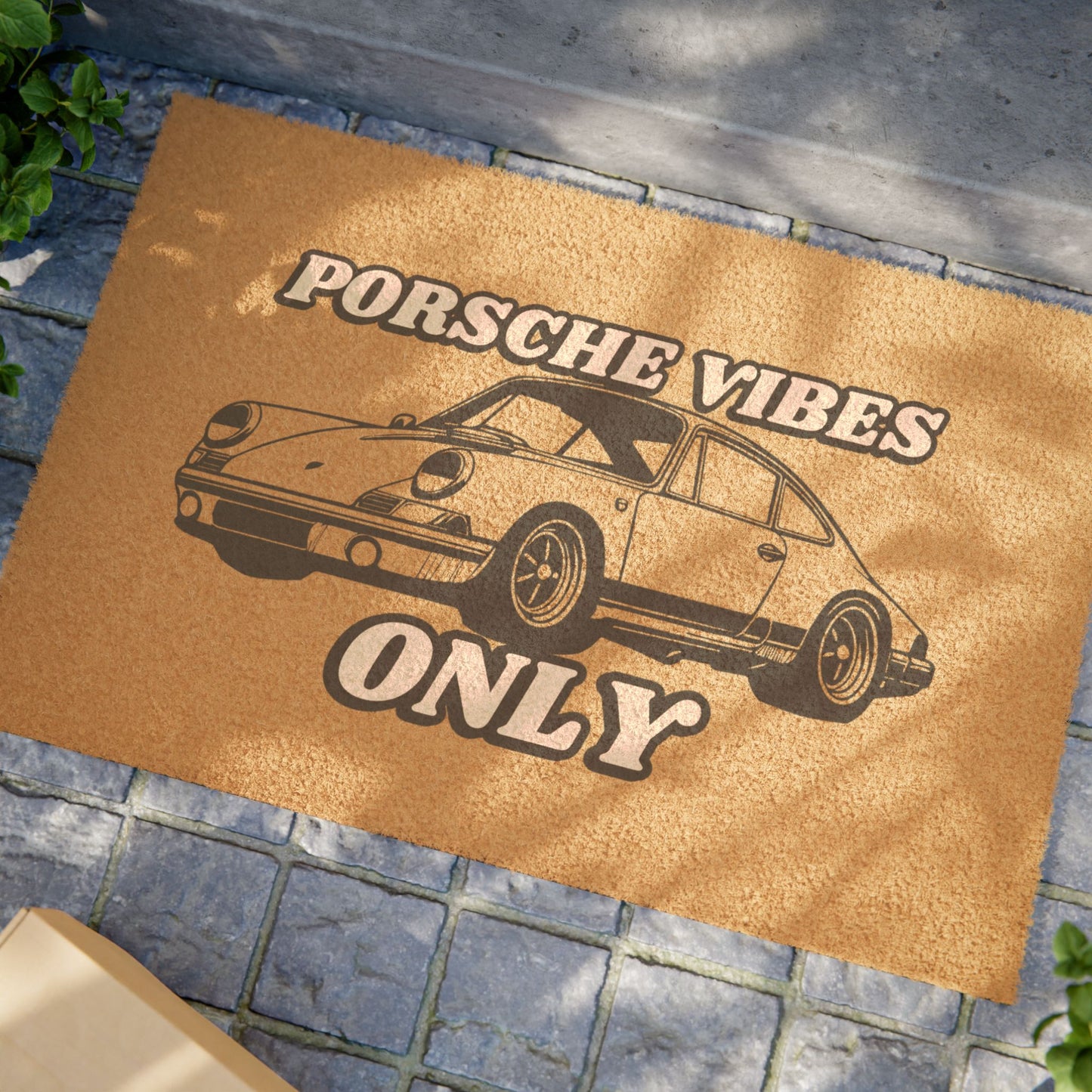 Porsche Vibes Only Doormat