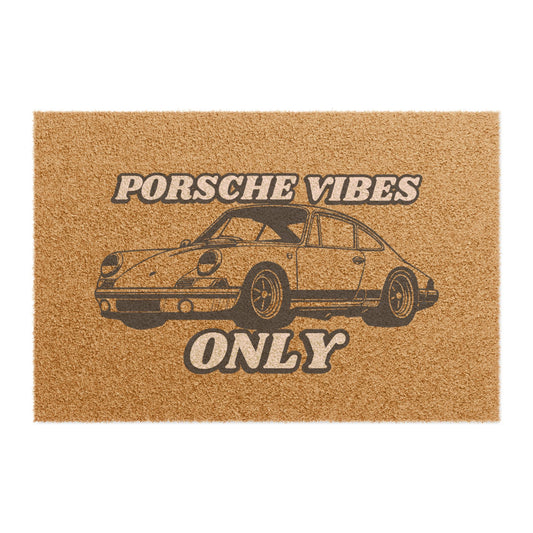 Porsche Vibes Only Doormat