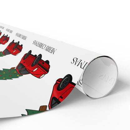 Porsche Christmas Wrapping Paper Roll