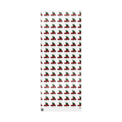 Porsche Christmas Wrapping Paper Roll
