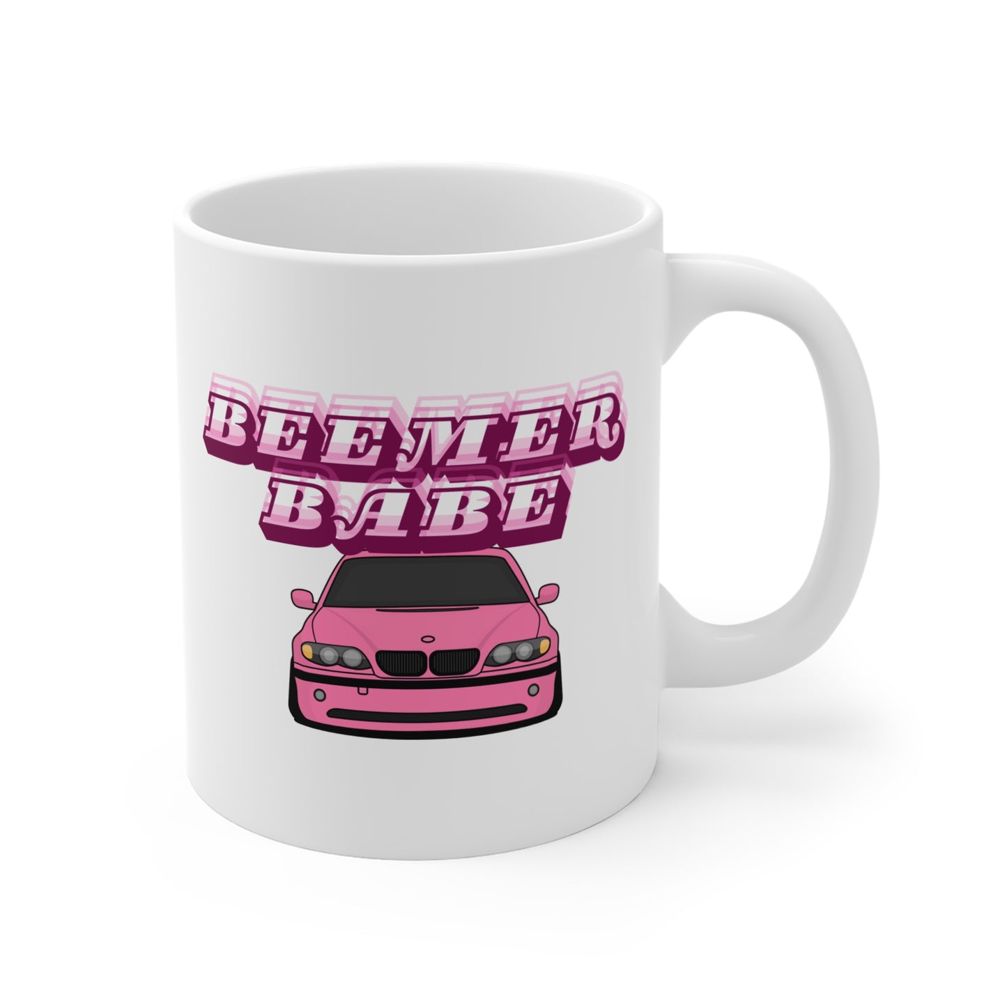 Beemer Babe Pink Car Mug