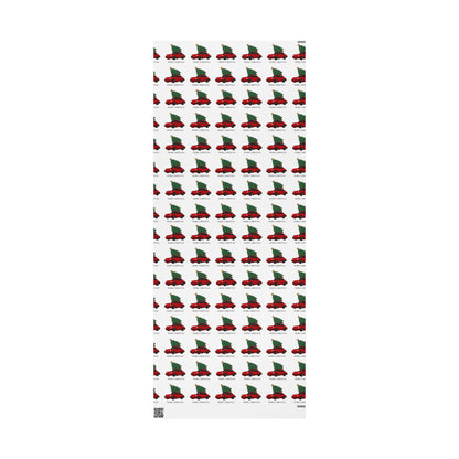 Porsche Christmas Wrapping Paper Roll