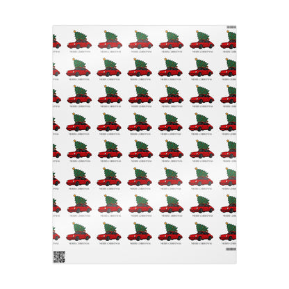 Porsche Christmas Wrapping Paper Roll